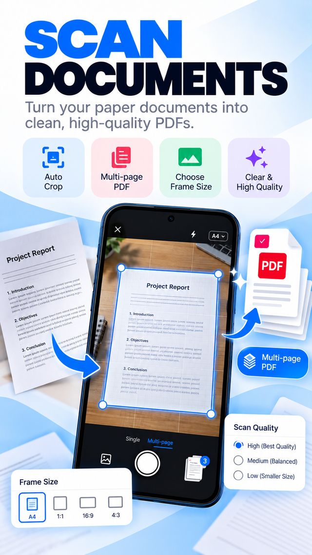 DocToolkit scan documents to PDF